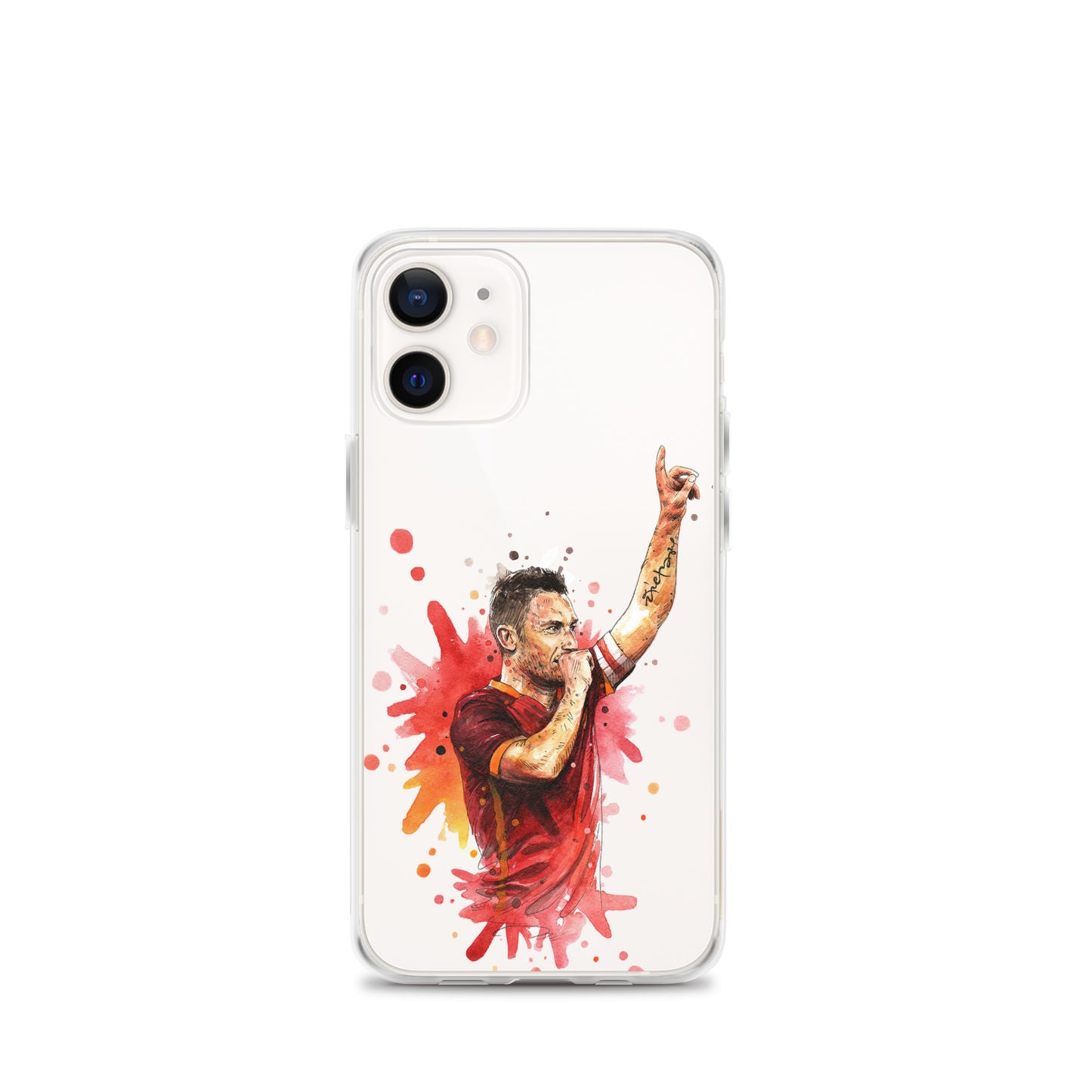 AS Roma Totti Eterno Vintage Clear Case for iPhone®