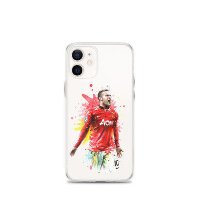 Manchester United Wayne Rooney Vintage Clear Case for iPhone®