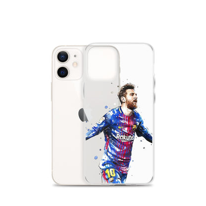 Lionel Messi Barca Vintage Clear Case for iPhone®