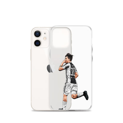 Dybala Mask Juve Clear Case for iPhone®