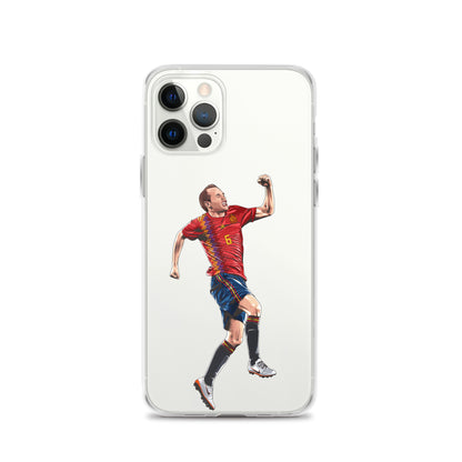 Iniesta Spain Winner Clear Case for iPhone® - The 90+ Minute