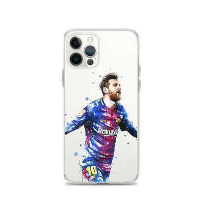 Lionel Messi Barca Vintage Clear Case for iPhone®