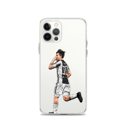 Dybala Mask Juve Clear Case for iPhone®