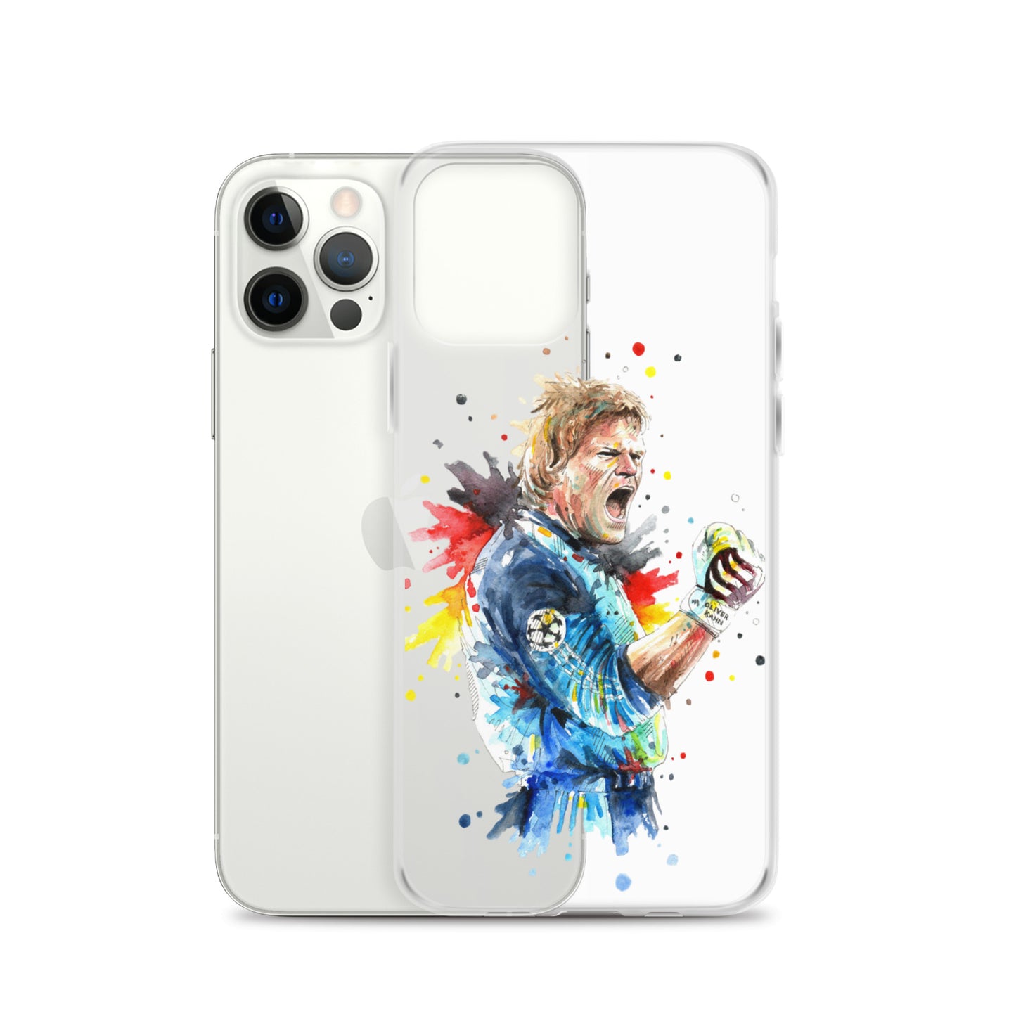 Germany Oliver Kahn Vintage Clear Case for iPhone® - The 90+ Minute