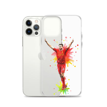 Liverpool Steven Gerrard Vintage Clear Case for iPhone® - The 90+ Minute