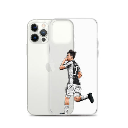Dybala Mask Juve Clear Case for iPhone®