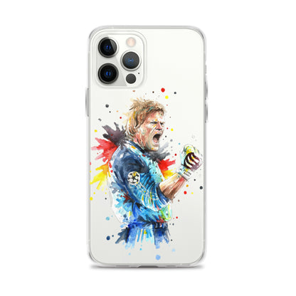 Germany Oliver Kahn Vintage Clear Case for iPhone® - The 90+ Minute