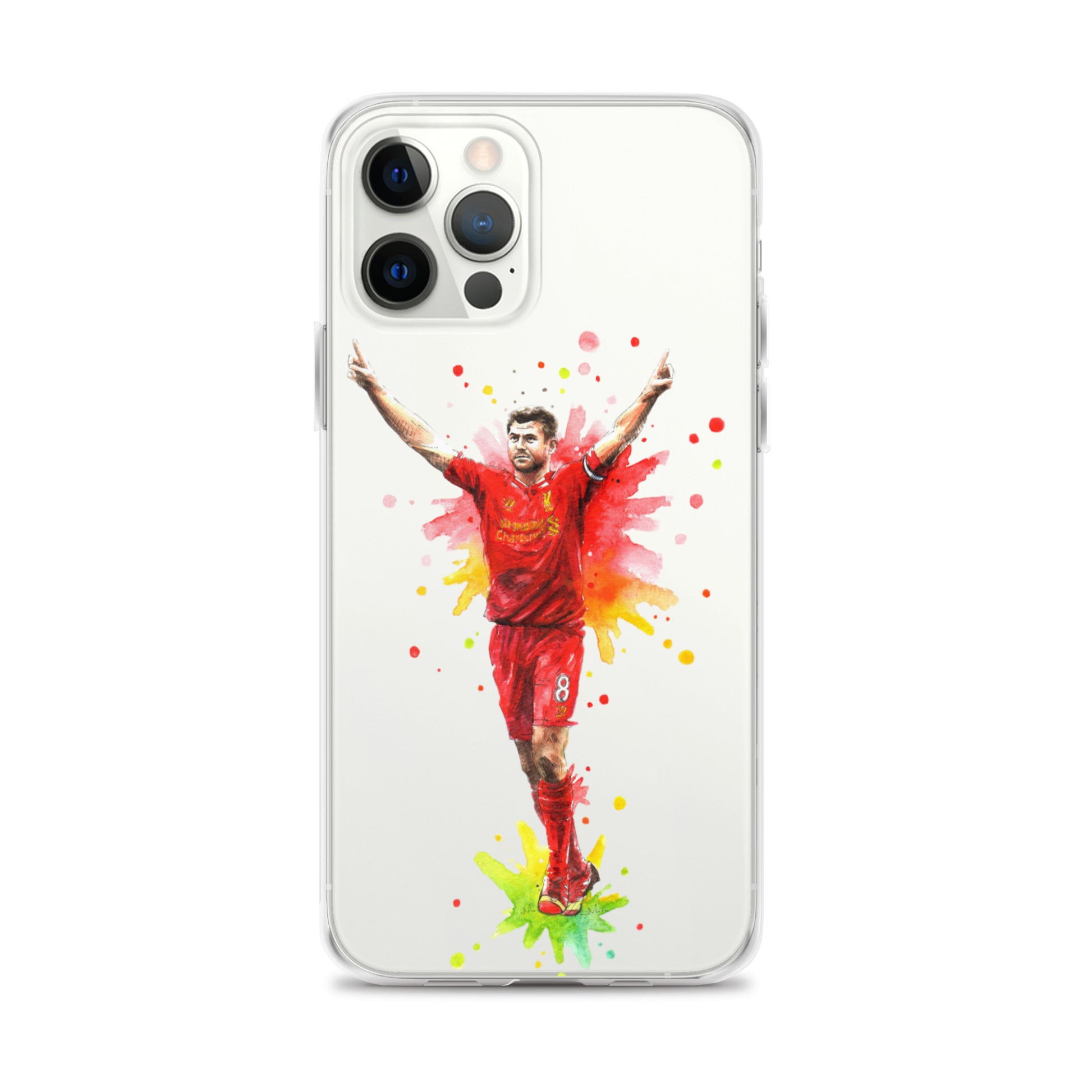 Liverpool Steven Gerrard Vintage Clear Case for iPhone® - The 90+ Minute
