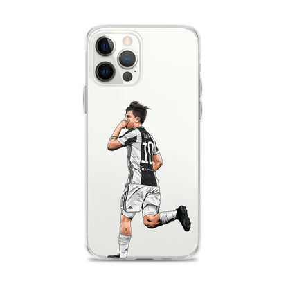 Dybala Mask Juve Clear Case for iPhone®