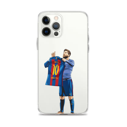 El Clasico Iconic Messi Celebration Clear Case for iPhone®