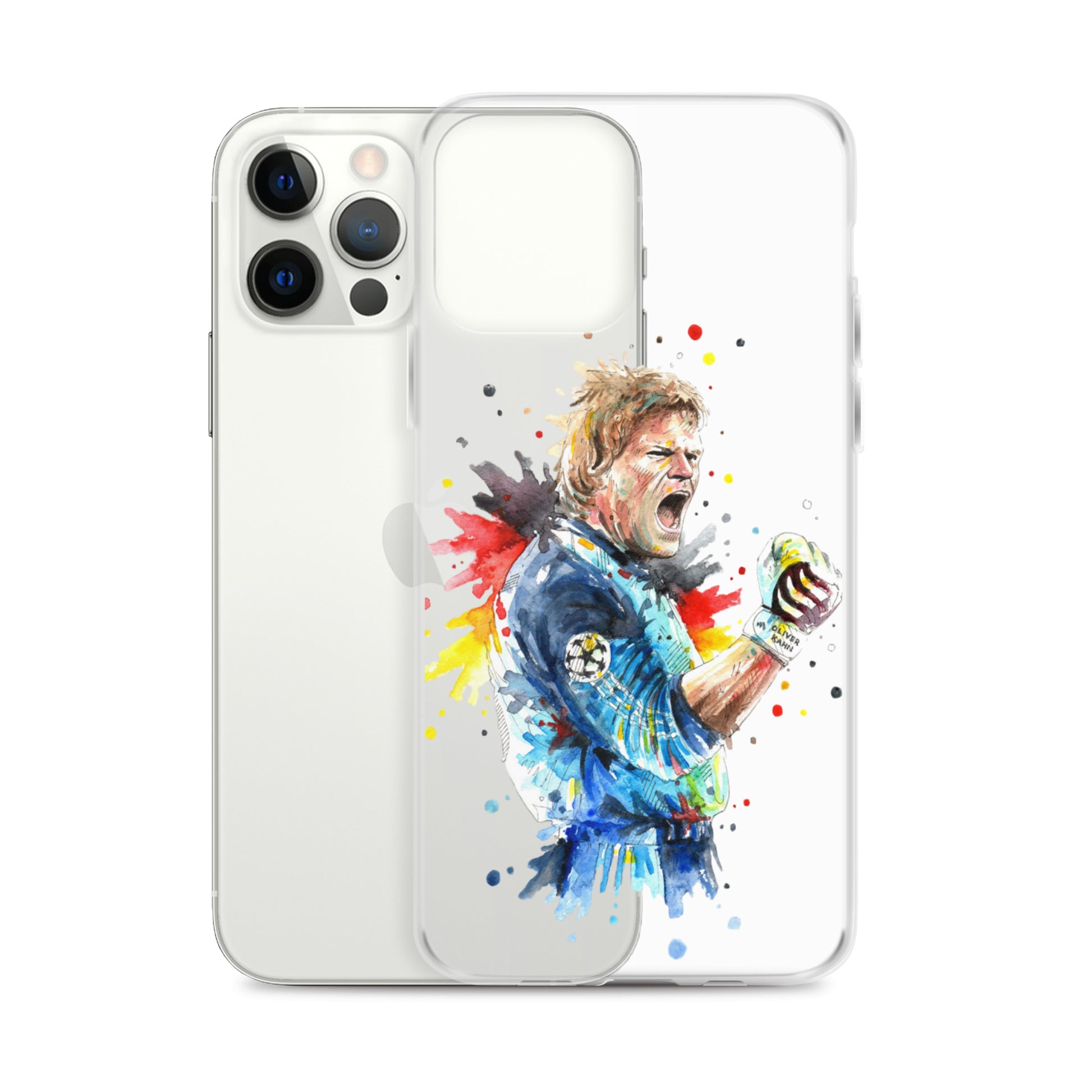 Germany Oliver Kahn Vintage Clear Case for iPhone® - The 90+ Minute