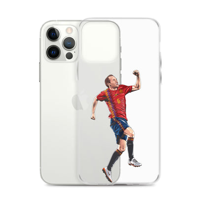 Iniesta Spain Winner Clear Case for iPhone® - The 90+ Minute