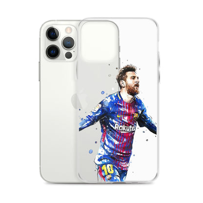 Lionel Messi Barca Vintage Clear Case for iPhone®