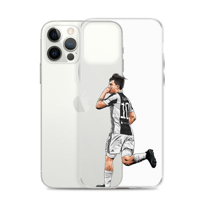 Dybala Mask Juve Clear Case for iPhone®