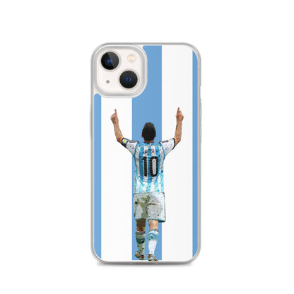Messi Celebration Argentina Clear Case for iPhone® - The 90+ Minute