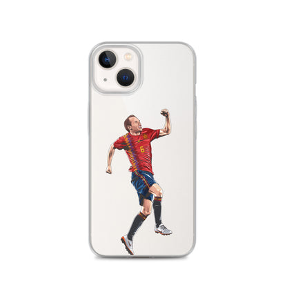 Iniesta Spain Winner Clear Case for iPhone® - The 90+ Minute