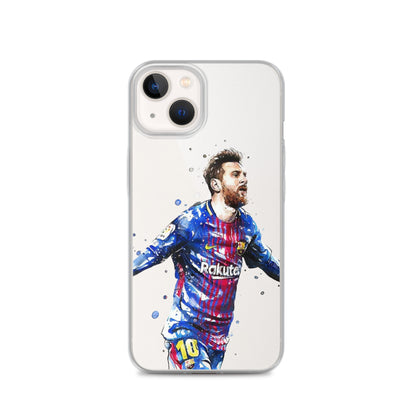 Lionel Messi Barca Vintage Clear Case for iPhone®