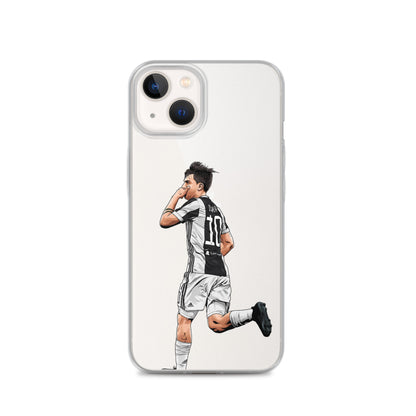 Dybala Mask Juve Clear Case for iPhone®