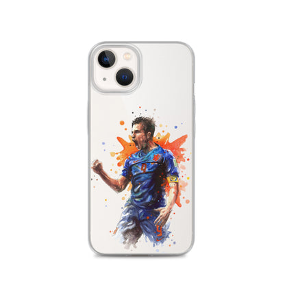 Netherlands Van Persie Vintage Clear Case for iPhone®