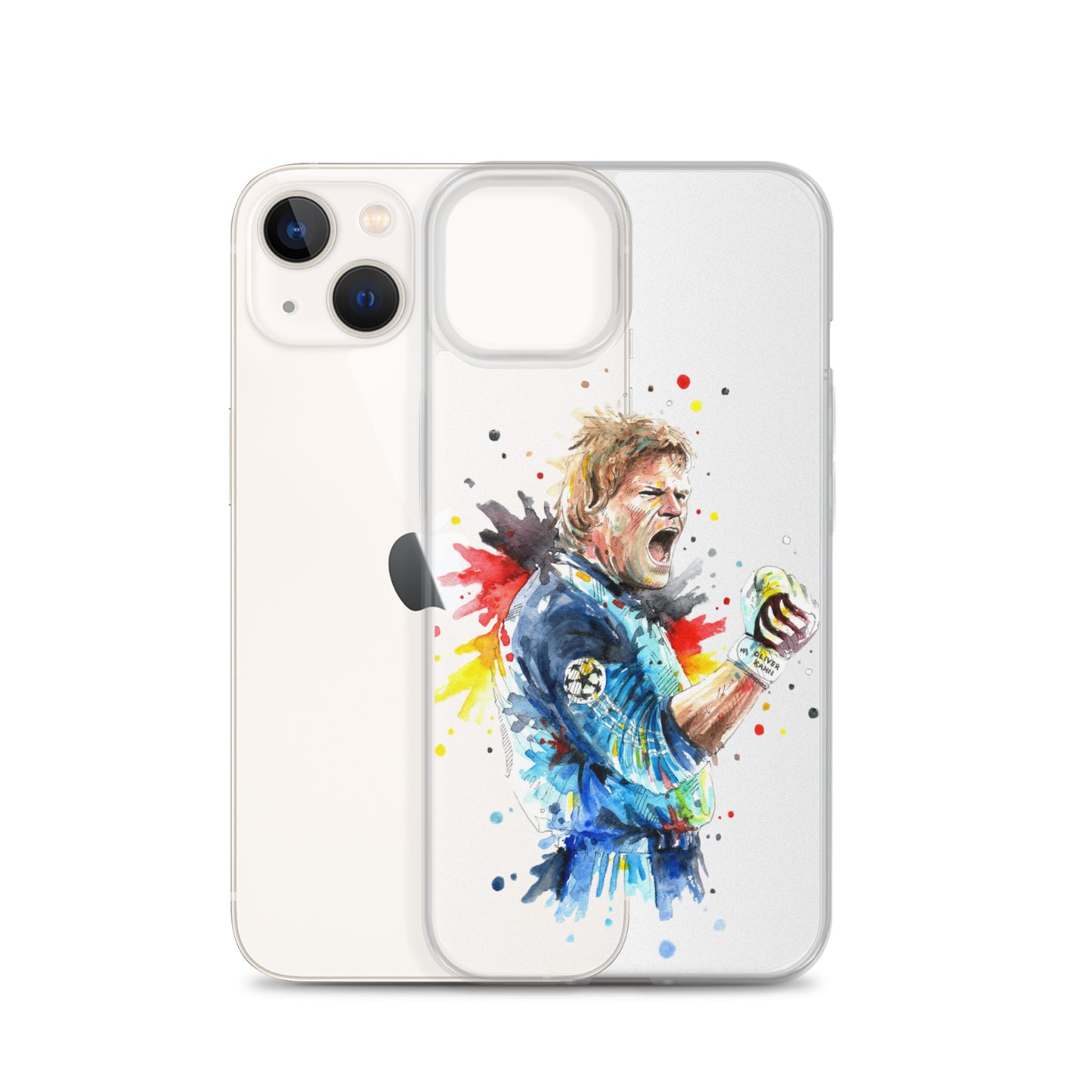 Germany Oliver Kahn Vintage Clear Case for iPhone® - The 90+ Minute