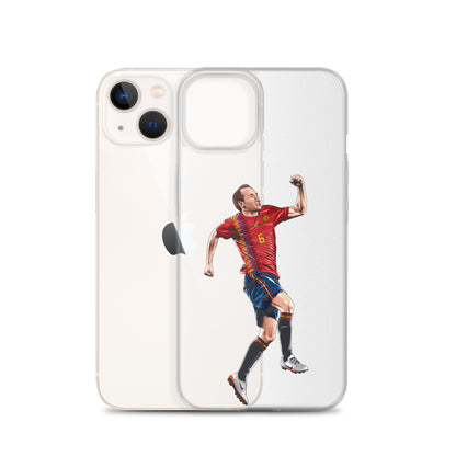 Iniesta Spain Winner Clear Case for iPhone® - The 90+ Minute