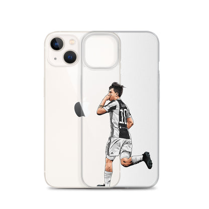 Dybala Mask Juve Clear Case for iPhone®