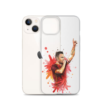 AS Roma Totti Eterno Vintage Clear Case for iPhone®