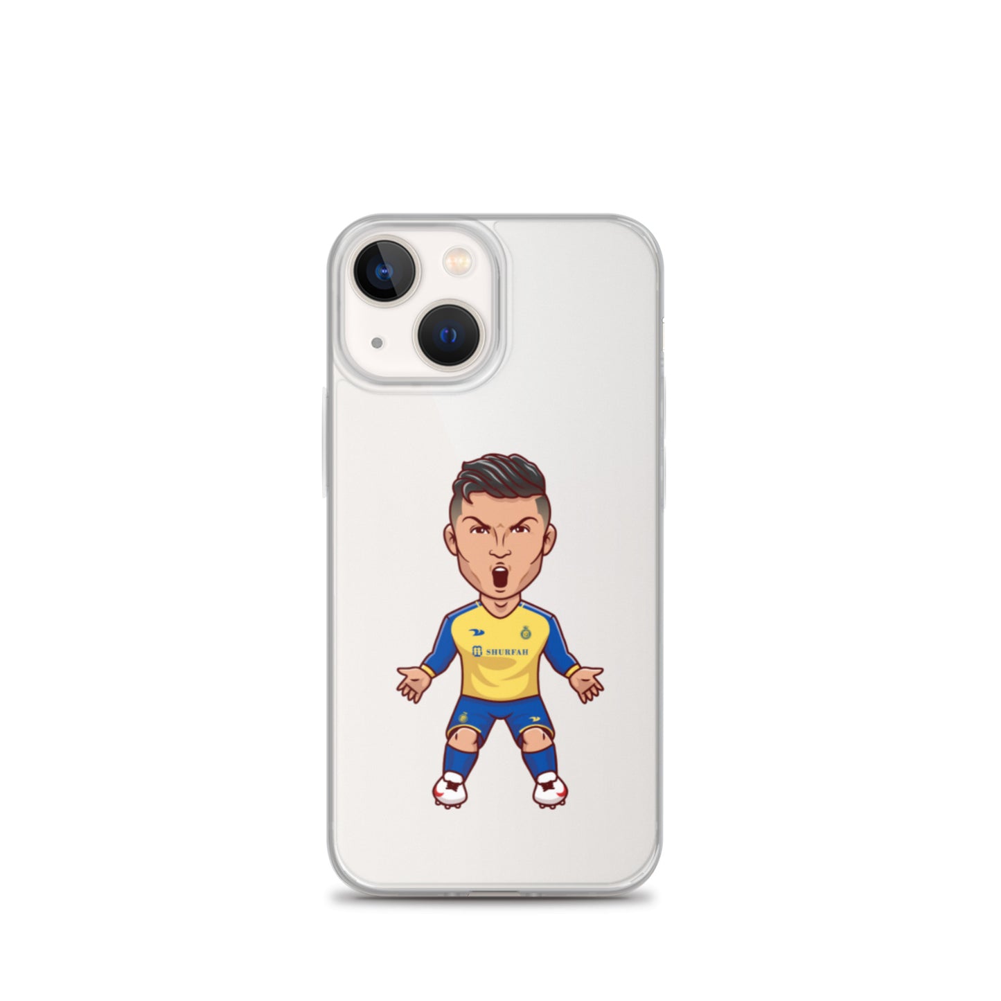 AL Nassr Ronaldo Clear Phone Case for iPhone®