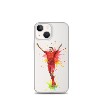 Liverpool Steven Gerrard Vintage Clear Case for iPhone® - The 90+ Minute