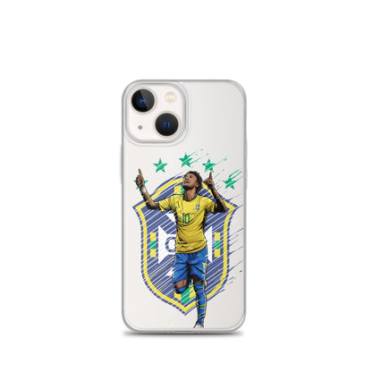 Neymar Brazil Logo iPhone Clear Case - The 90+ Minute