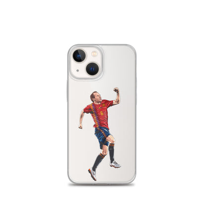 Iniesta Spain Winner Clear Case for iPhone® - The 90+ Minute