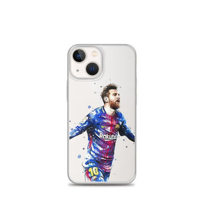Lionel Messi Barca Vintage Clear Case for iPhone®