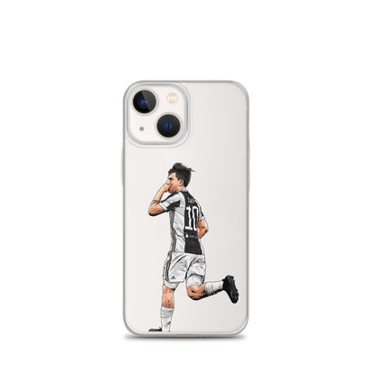 Dybala Mask Juve Clear Case for iPhone®