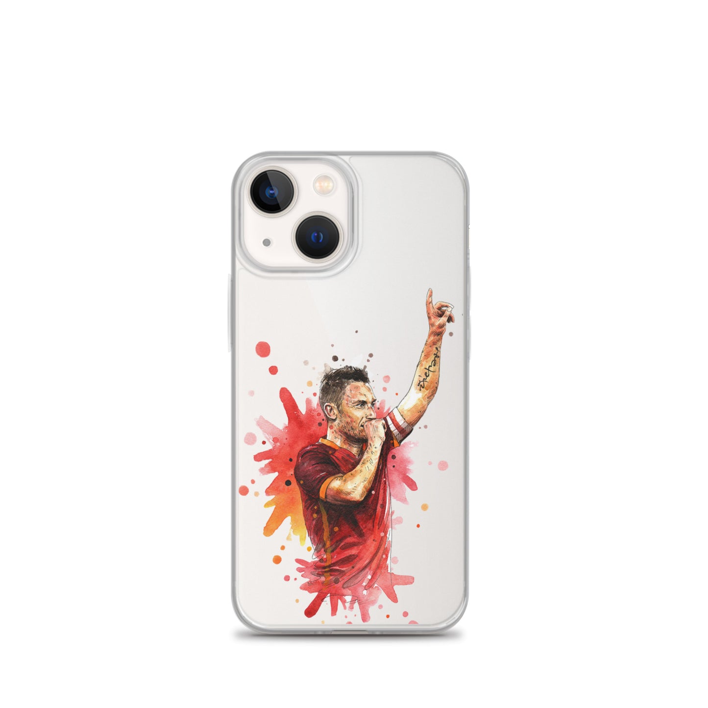 AS Roma Totti Eterno Vintage Clear Case for iPhone®