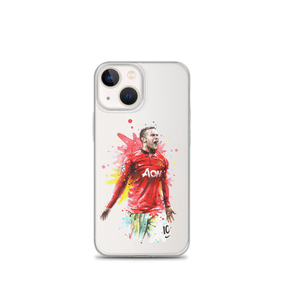 Manchester United Wayne Rooney Vintage Clear Case for iPhone®