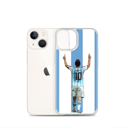 Messi Celebration Argentina Clear Case for iPhone® - The 90+ Minute