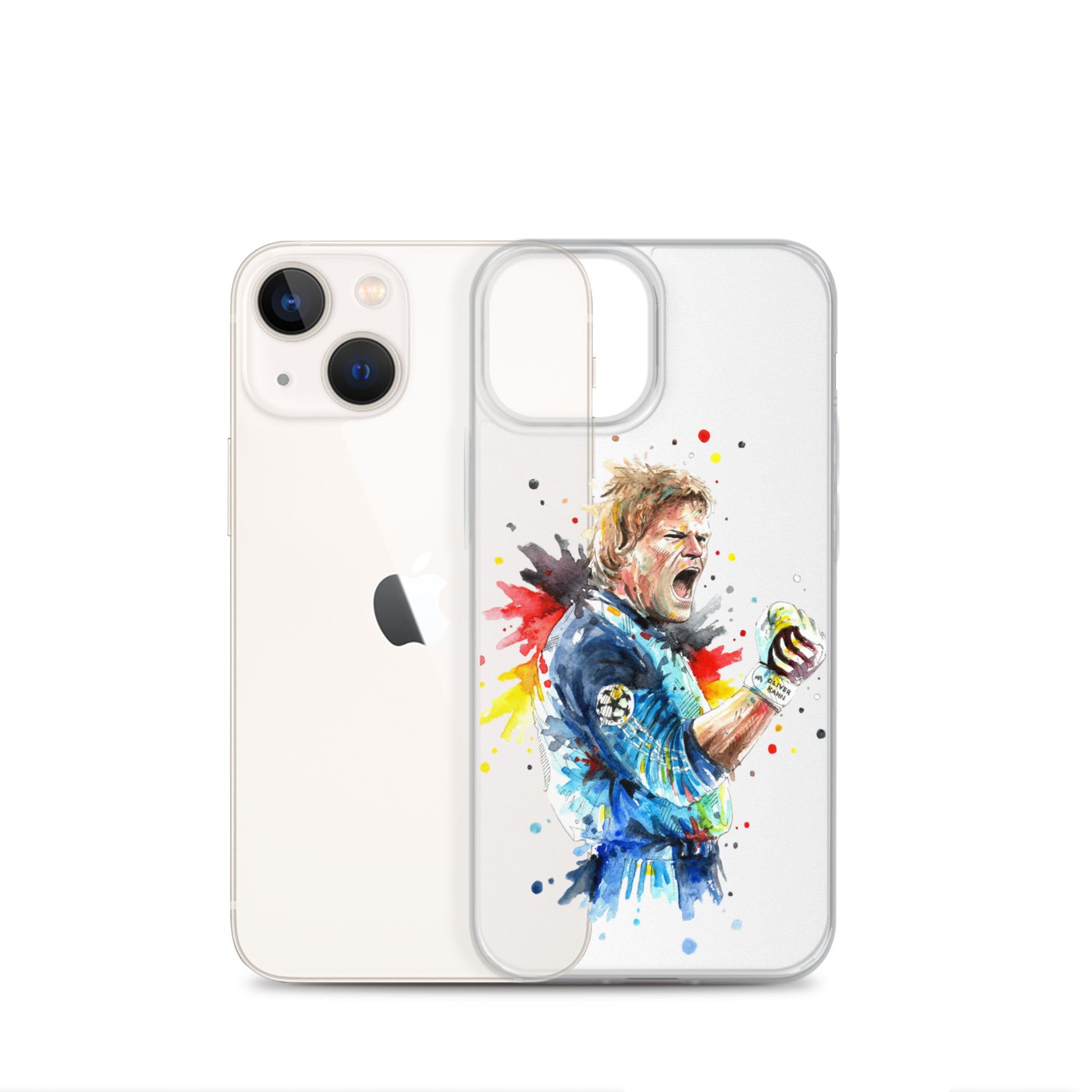 Germany Oliver Kahn Vintage Clear Case for iPhone® - The 90+ Minute