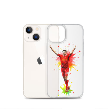 Liverpool Steven Gerrard Vintage Clear Case for iPhone® - The 90+ Minute