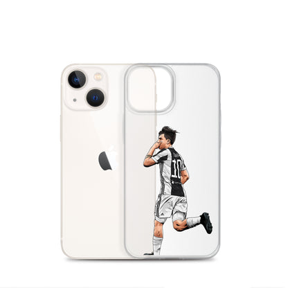 Dybala Mask Juve Clear Case for iPhone®