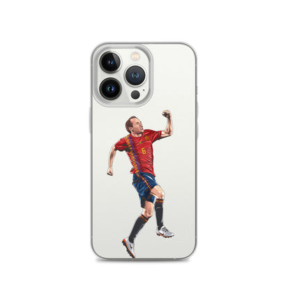 Iniesta Spain Winner Clear Case for iPhone® - The 90+ Minute