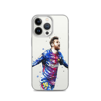 Lionel Messi Barca Vintage Clear Case for iPhone®