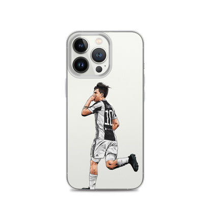 Dybala Mask Juve Clear Case for iPhone®