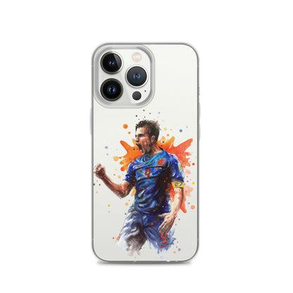 Netherlands Van Persie Vintage Clear Case for iPhone®