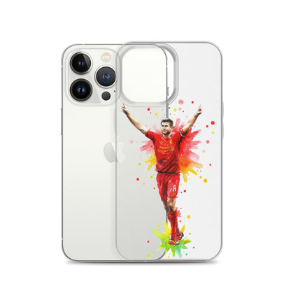 Liverpool Steven Gerrard Vintage Clear Case for iPhone® - The 90+ Minute