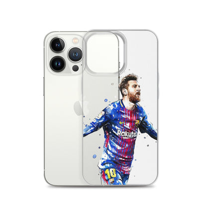 Lionel Messi Barca Vintage Clear Case for iPhone®
