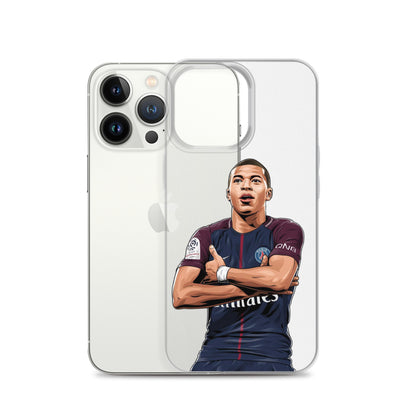 Mbappe Goal Celebration Clear Case for iPhone®