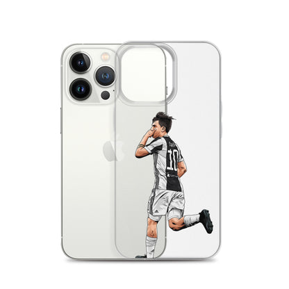 Dybala Mask Juve Clear Case for iPhone®