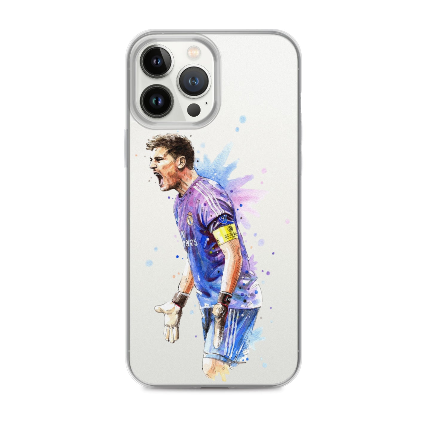 Real Madrid Legend Casillas Vintage Clear Case for iPhone® - The 90+ Minute