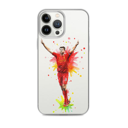 Liverpool Steven Gerrard Vintage Clear Case for iPhone® - The 90+ Minute
