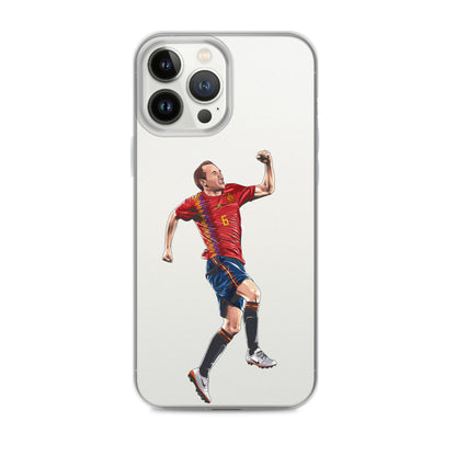 Iniesta Spain Winner Clear Case for iPhone® - The 90+ Minute